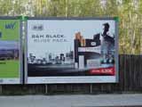 Illegale Werbung für "Benson&Hedges Black Slide Pack"